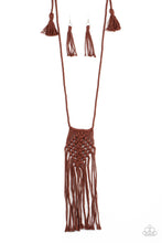 Load image into Gallery viewer, Paparazzi Accessories - Macrame Mantra - Brown
