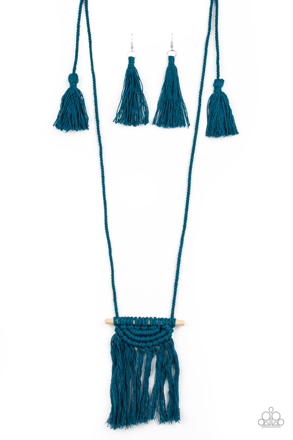 Paparazzi Accessories - Between You and MACRAME - Blue