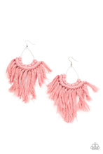 Load image into Gallery viewer, Paparazzi Accessories - Wanna Piece Of MACRAME? - Pink
