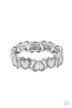 Load image into Gallery viewer, Paparazzi Accessories - Rustic Heartthrob - Silver
