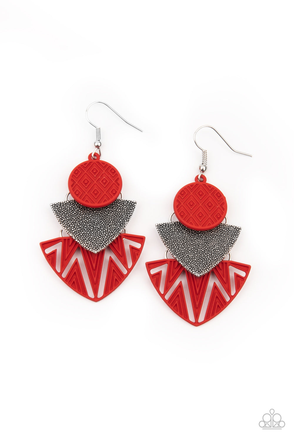 Paparazzi Accessories - Jurassic Juxtaposition - Red