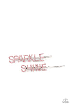 Load image into Gallery viewer, Paparazzi Accessories - Center of the SPARKLE-verse - Pink
