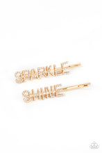 Load image into Gallery viewer, Paparazzi Accessories - Center of the SPARKLE-verse - Gold
