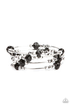 Load image into Gallery viewer, Paparazzi Accessories - Showy Shimmer - Black
