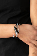 Load image into Gallery viewer, Paparazzi Accessories - Showy Shimmer - Black
