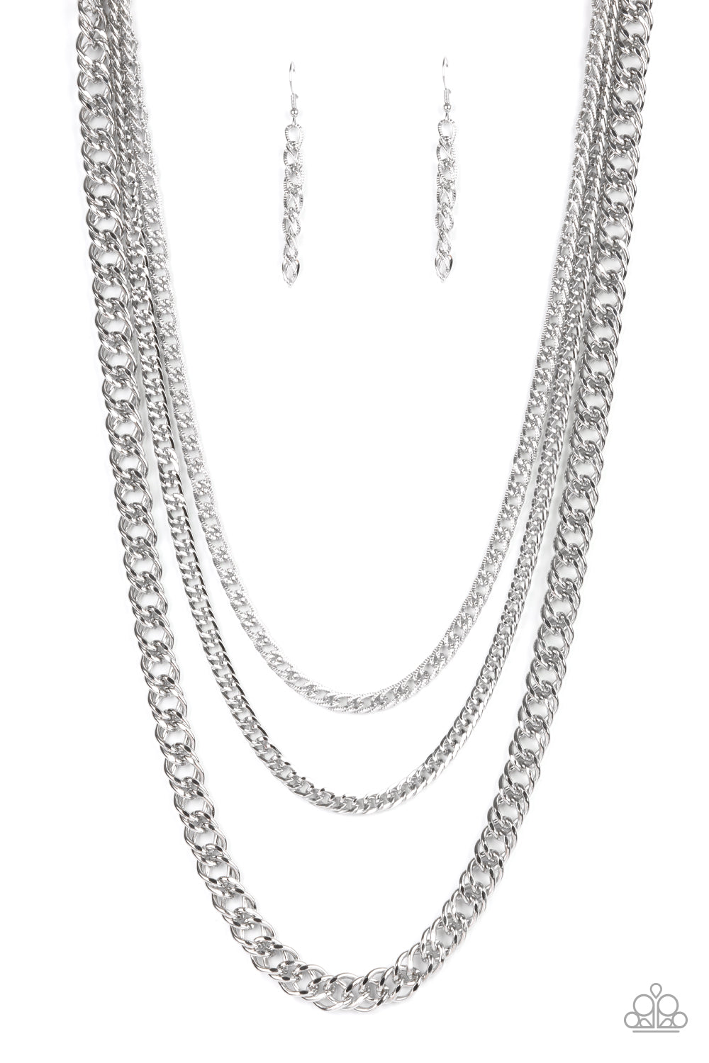 Paparazzi Accessories - Chain of Champions - Silver