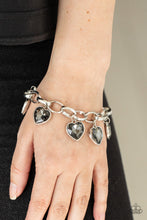Load image into Gallery viewer, Paparazzi Accessories - Candy Heart Charmer - Silver
