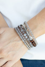 Load image into Gallery viewer, Paparazzi Accessories - Free-Spirited Spiral - Silver
