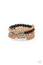 Load image into Gallery viewer, Paparazzi Accessories - Free-Spirited Spiral - Brown
