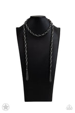 Load image into Gallery viewer, Paparazzi Accessries - SCARFed for Attention - Gunmetal
