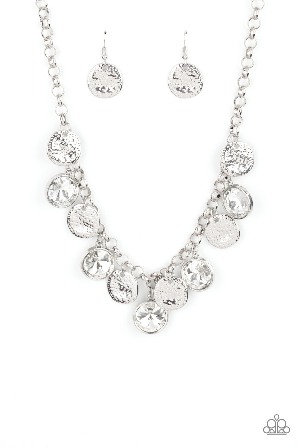 Paparazzi Accessories - Spot On Sparkle - White