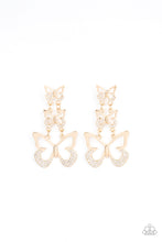Load image into Gallery viewer, Paparazzi Accessories - Flamboyant Flutter - Gold
