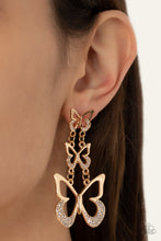 Load image into Gallery viewer, Paparazzi Accessories - Flamboyant Flutter - Gold
