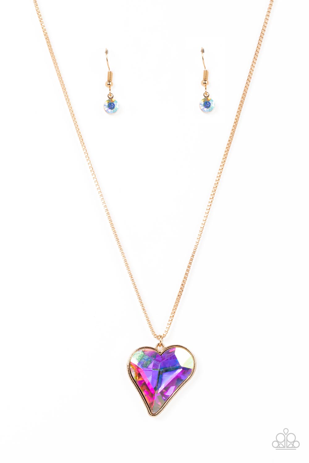 Paparazzi Accessories - Lockdown My Heart - Gold