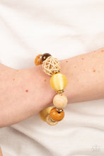 Load image into Gallery viewer, Paparazzi Accessories - Happily Homespun - Yellow

