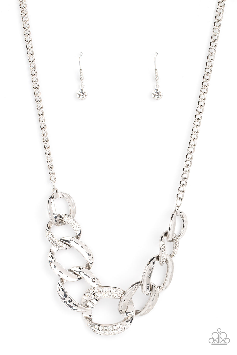 Paparazzi Accessories - Bombshell Bling - White
