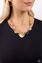 Load image into Gallery viewer, Paparazzi Accessories - Asymmetrical Attention - Gold
